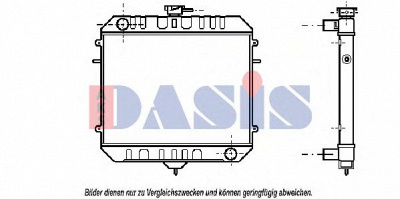 AKS DASIS 150037n -  Радиатор, охлаждение двигателя